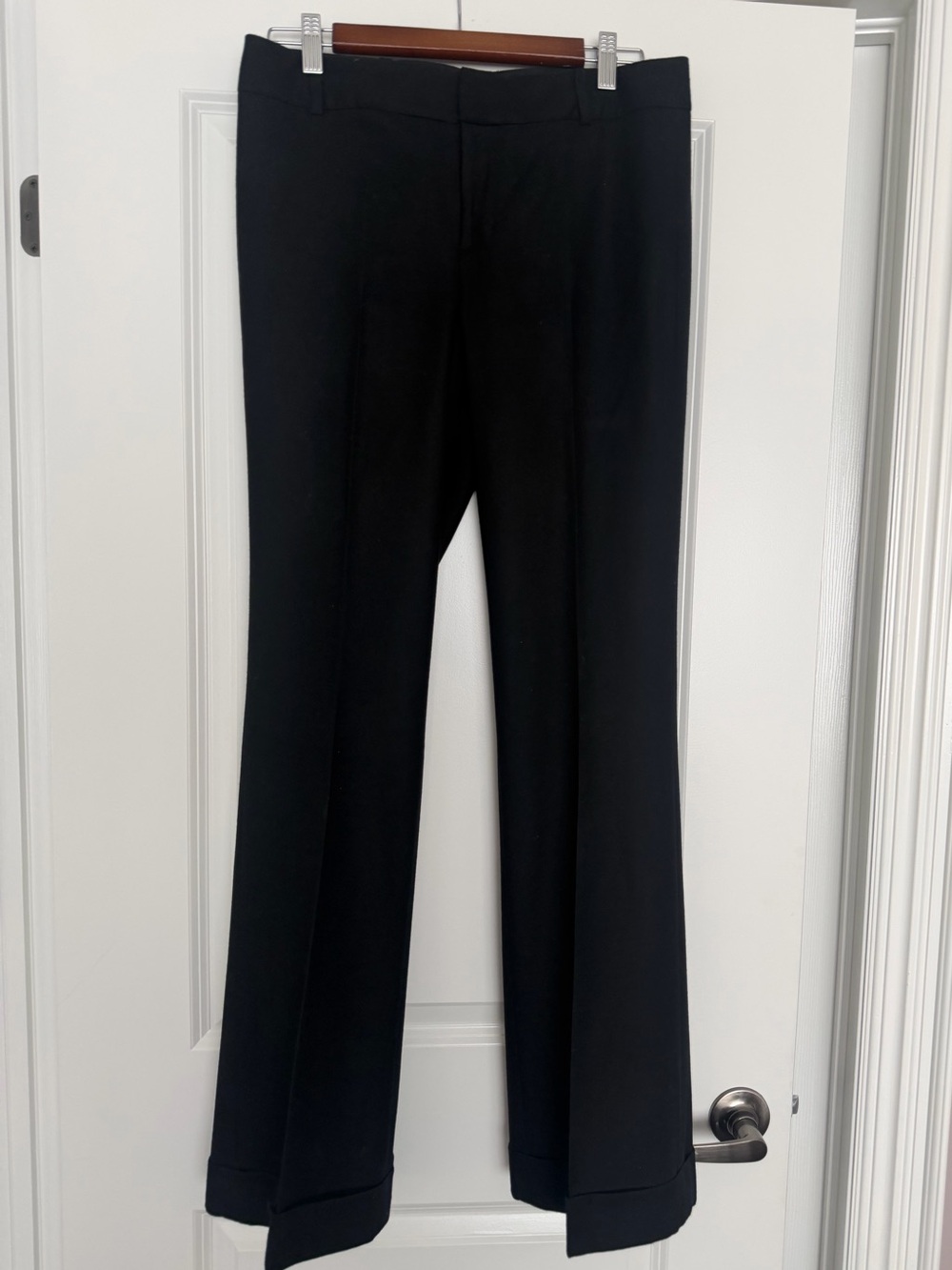 Club Monaco Womens Black Wool Wide Leg Pants - Black Size 6 - Picture 5 of 5